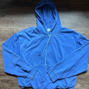 Evereve Blue Hoodie Sweatshirt